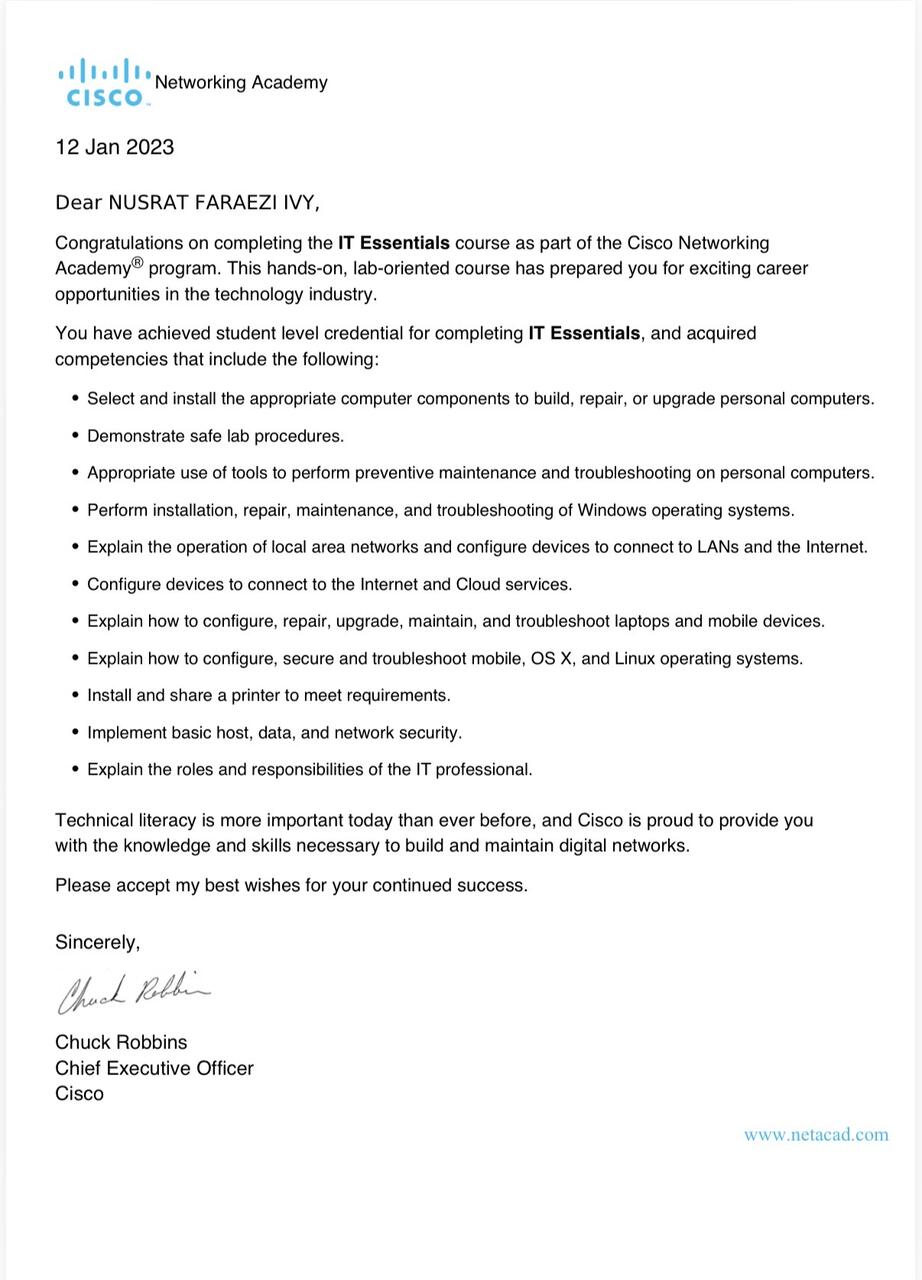 Cisco IT Essentials thumbnail