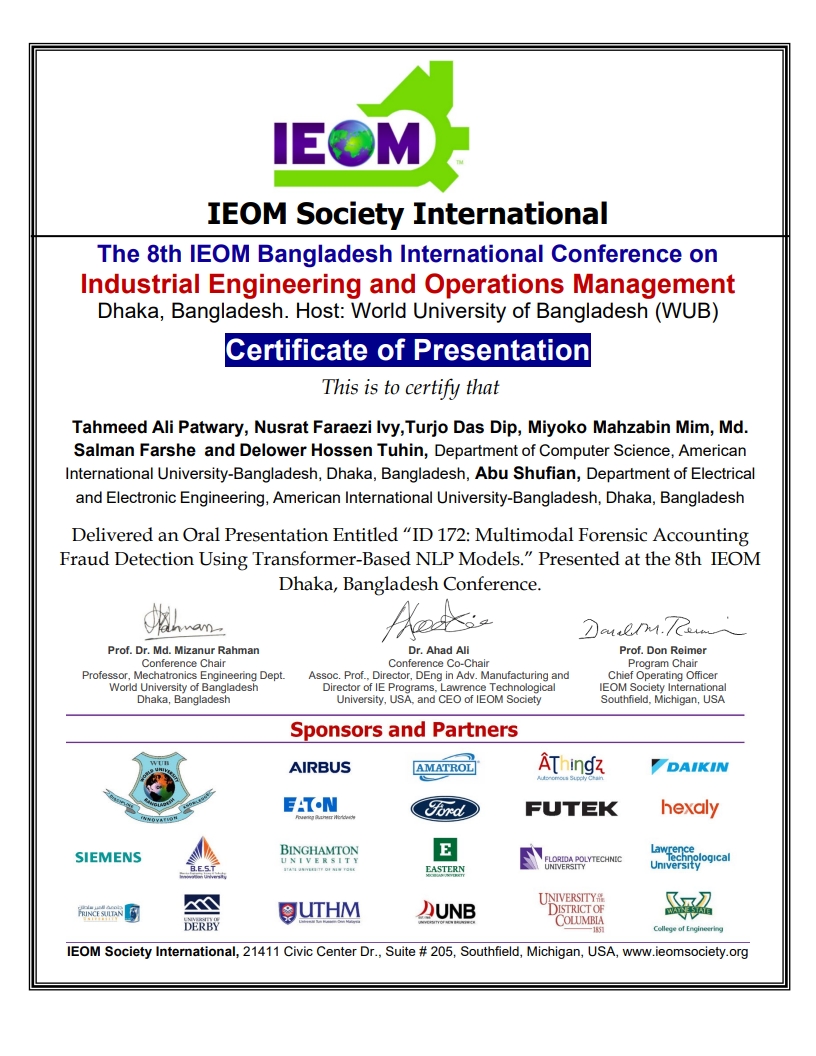 Certificate of Presentation thumbnail